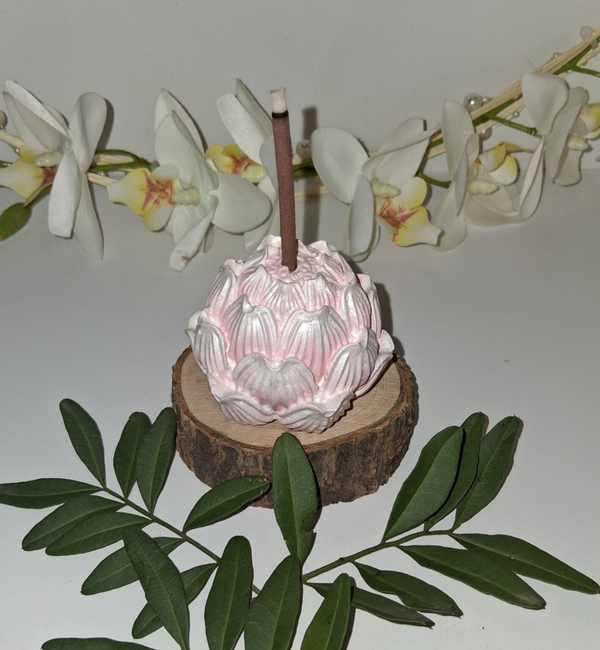 🌸 Mini Porte-Encens Lotus