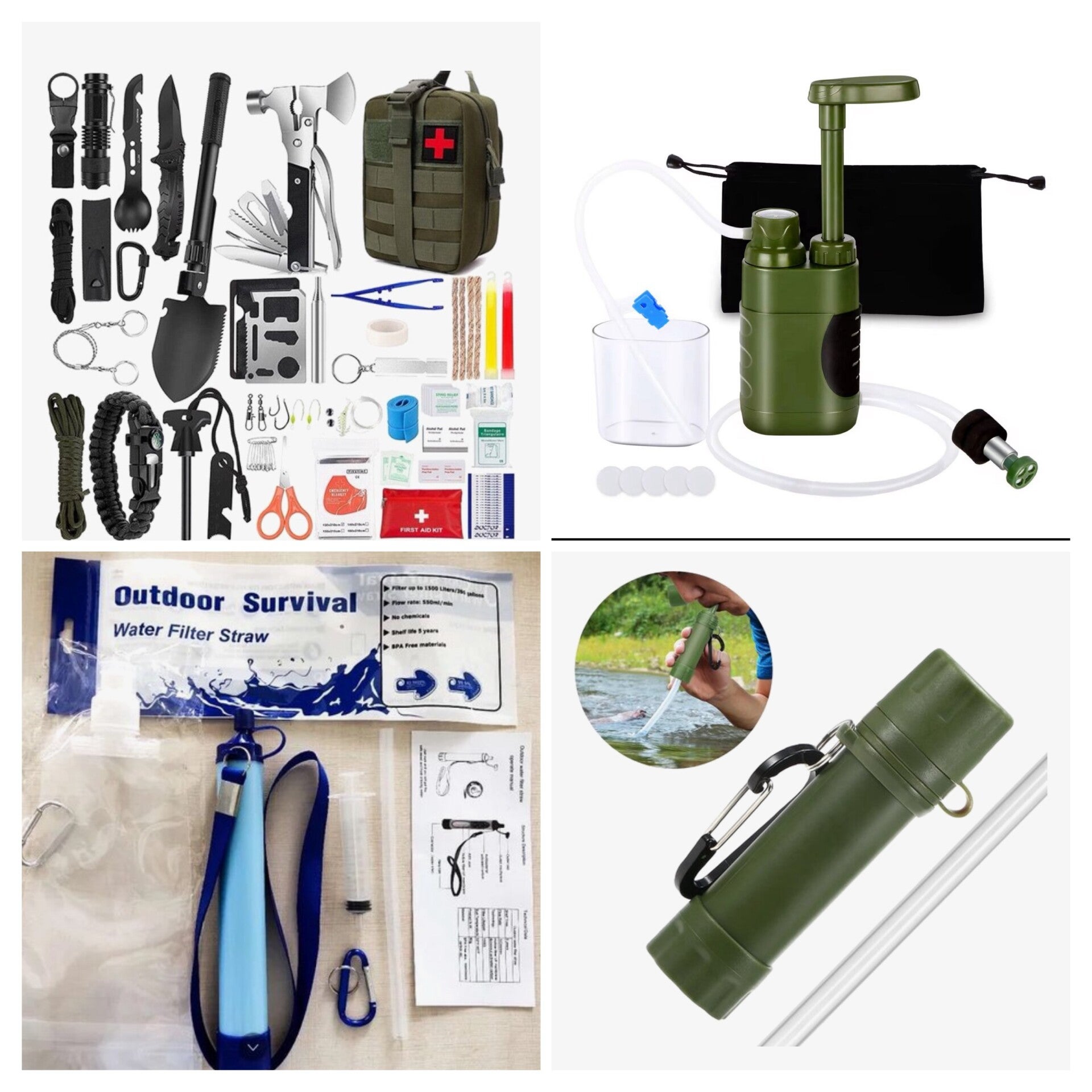 Noodpakket - Survival set - Waterfilterpakket | Johnny's-Trading