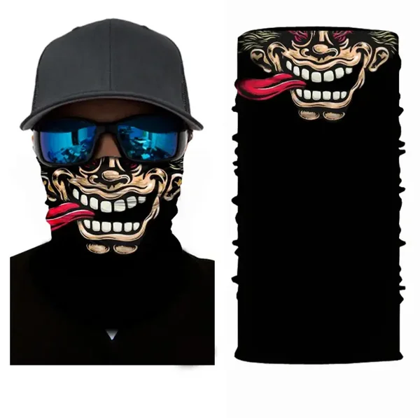 Bandanas - S029 - Griezel gezicht print | J-Trade