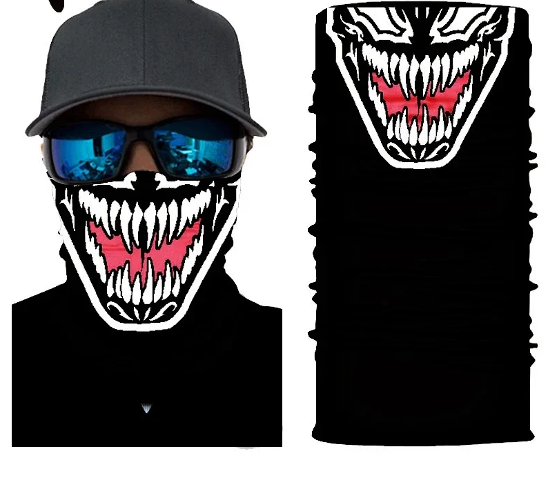 Bandanas - S102 - Monster gezicht print | J-Trade