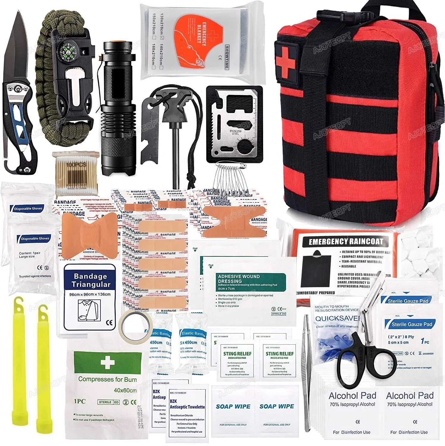 Noodpakket - EHBO set -  Survival kit | J-Trade