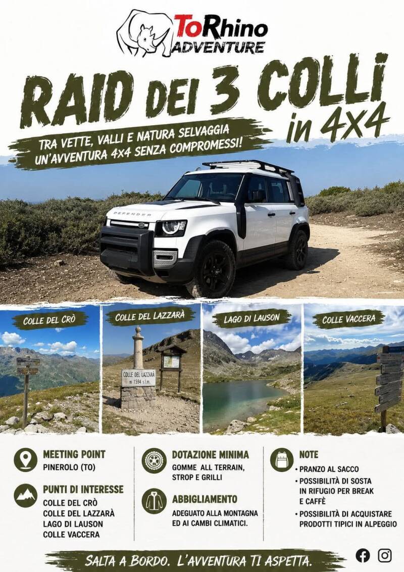RAID dei 3 COLLI in 4x4 by ToRhino ADVENTURE