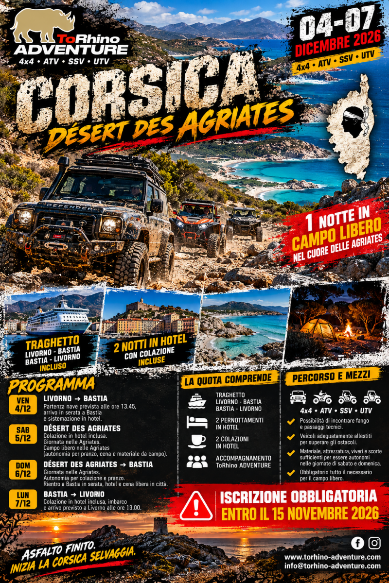 CORSICA - DESERT des AGRIATES by ToRhino ADVENTURE