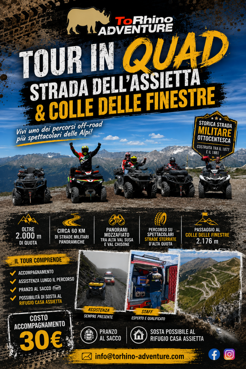 STRADA dell'ASSIETTA & COLLE delle FINESTRE