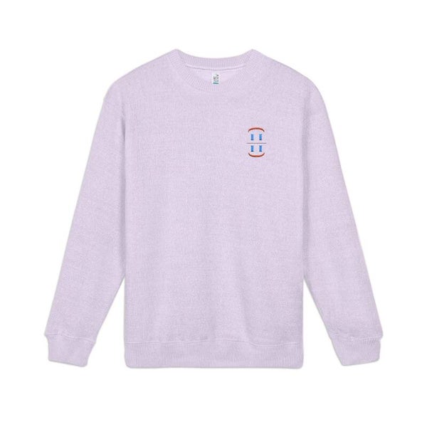 Ice Purple crewneck with logo