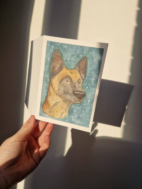 Gepersonaliseerd kaartje (Origineel ontwerp - A6)