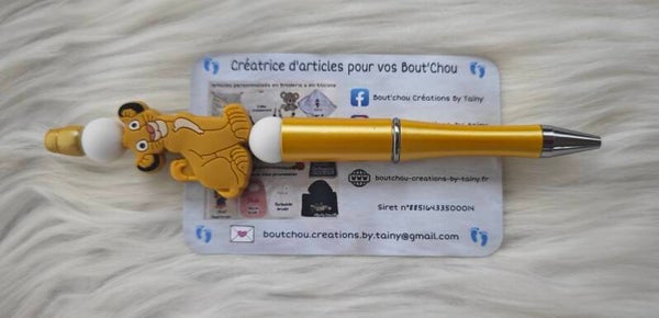 Stylo personnalisé avec motif Simba