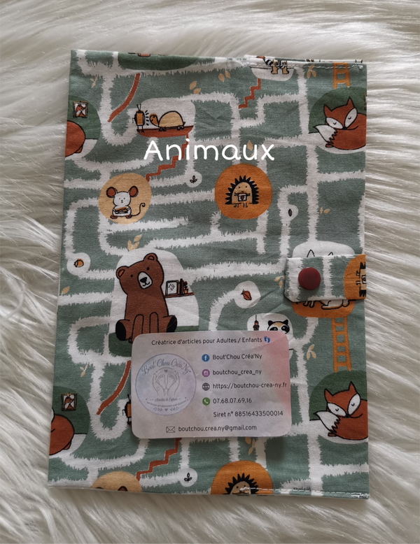 Protège carnet de santé Animaux