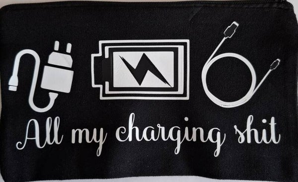 Zip-it Etui 'All My Charging Shit'