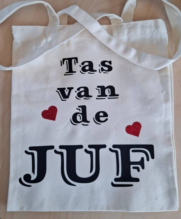 Tote Bag 'Tas van de Juf'