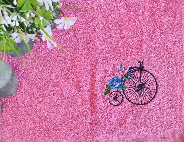 Gästehandtuch "nostalie Fahrrad"