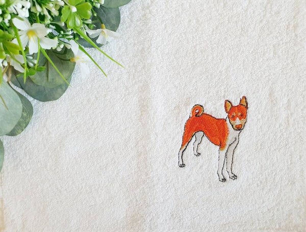 Gästehandtuch "Basenji"