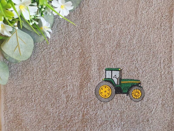 Gästehandtuch "Traktor JD"