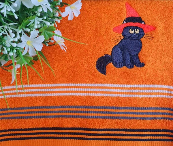 Gästehandtuch "KittyHalloweeny