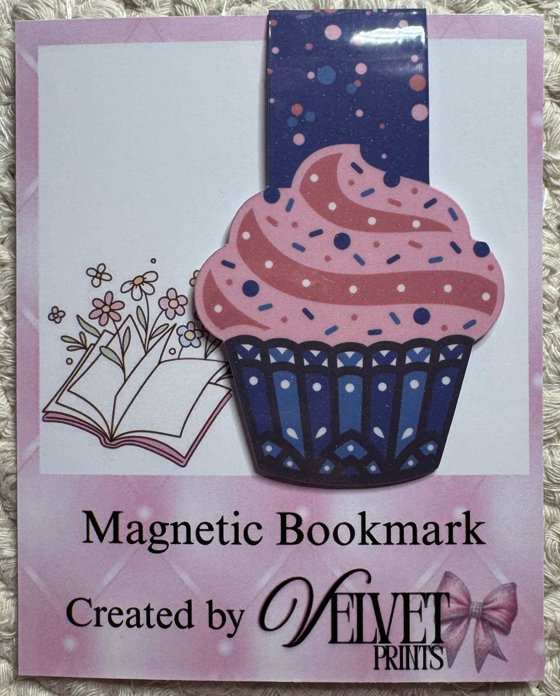 Magnetic Bookmark “Cupcake”
