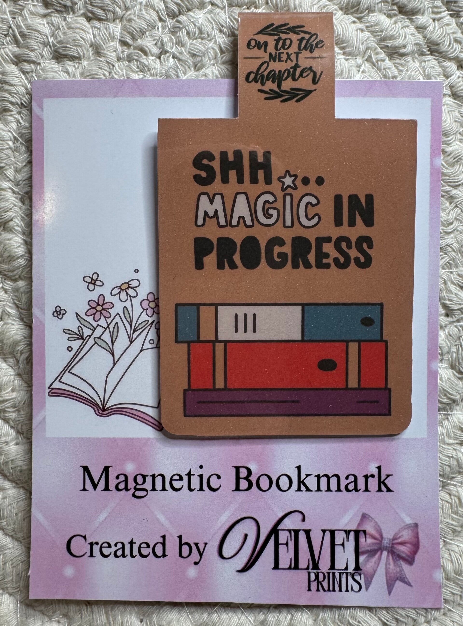 Magnetic Bookmark “Magic In Progress”