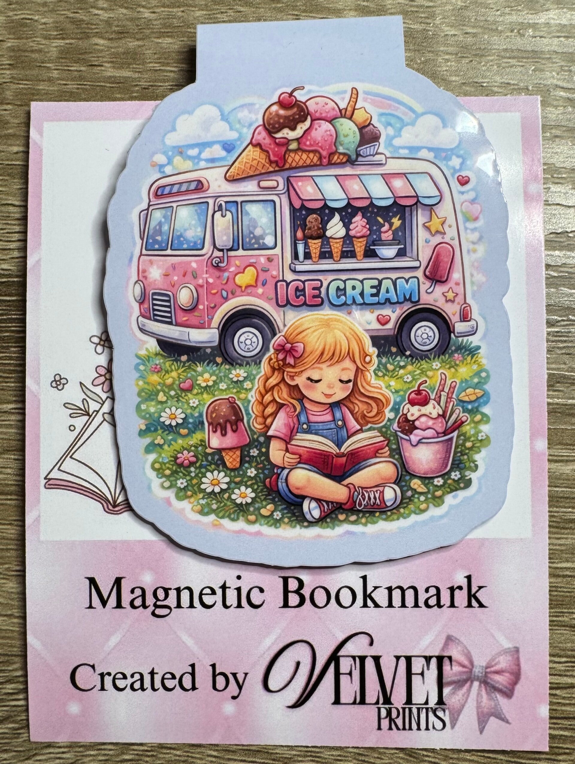 Magnetic Bookmark “Ice Cream”