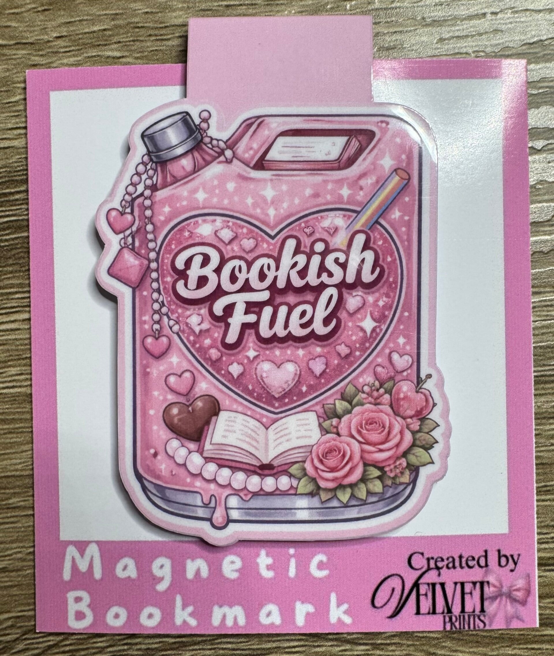 Magnetic Bookmark “Bookish Fuel”