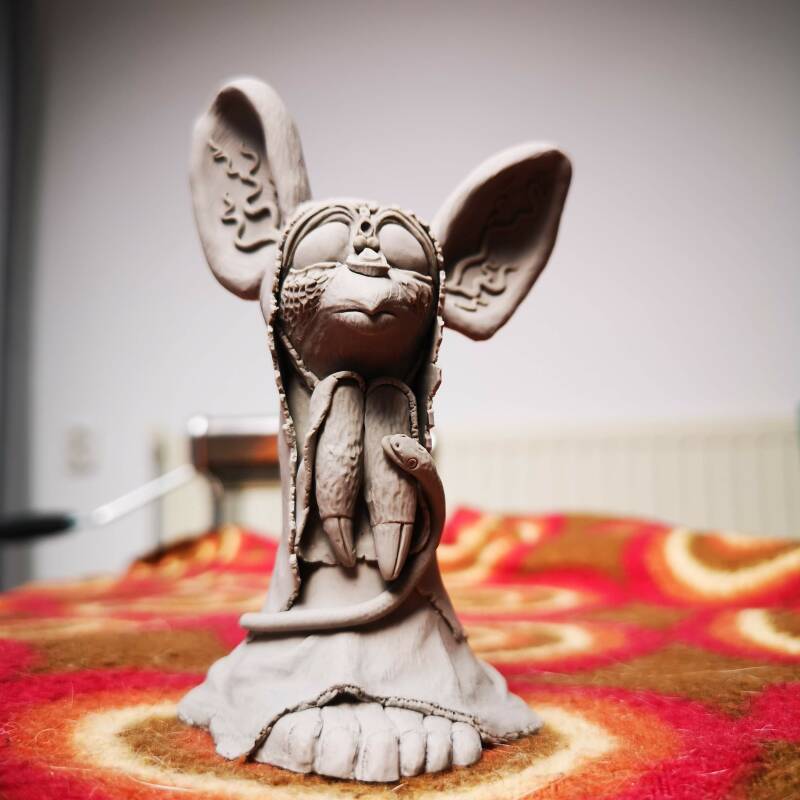 Ancient forrest creature Sculpey