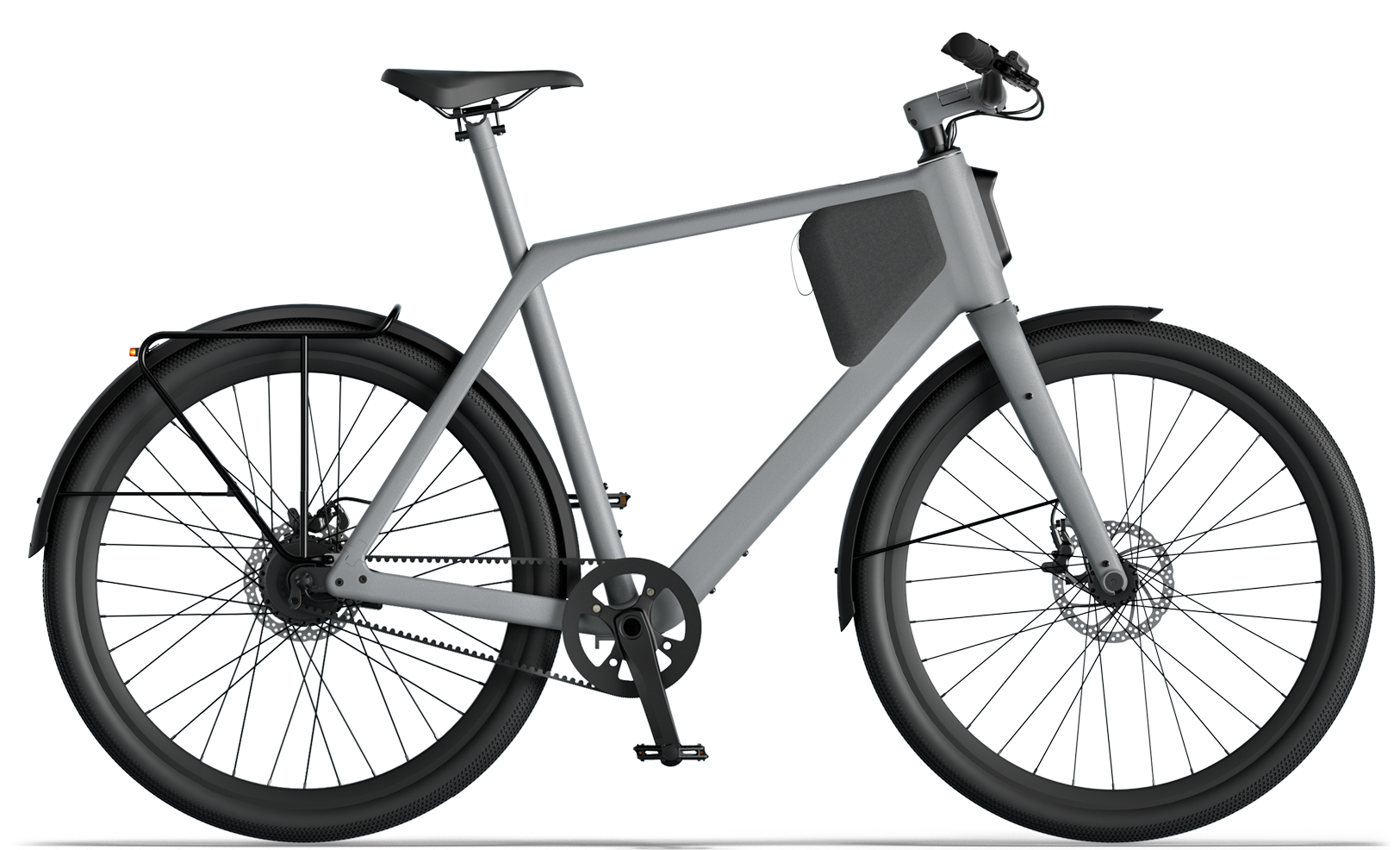 LEMMO ONE MK2 mit RIEMENANTRIEB in Mausgrau