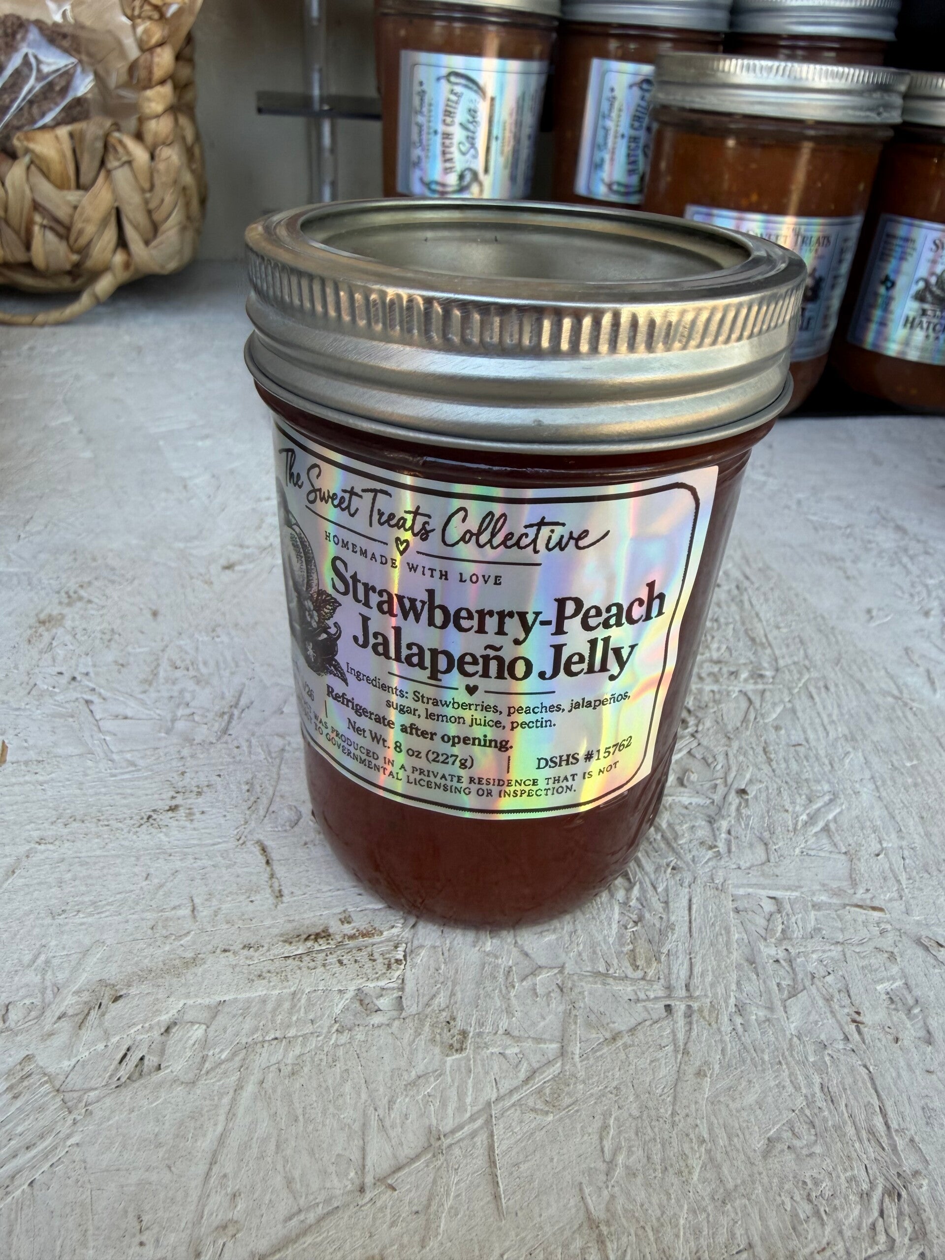 Strawberry Peach Pineapple Jalapeno Jally