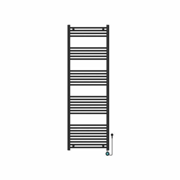 Prime Sanitair | Elektrische Handdoek radiator – Met thermostaat – 1800×600 mm – Mat zwart – 900 Watt