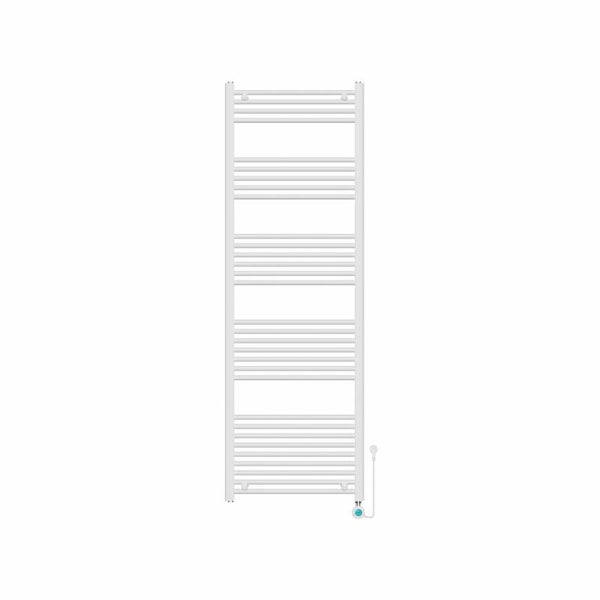 Prime Sanitair  | Elektrische Handdoek radiator – Met thermostaat – 1800×600 mm – Mat wit – 900 Watt