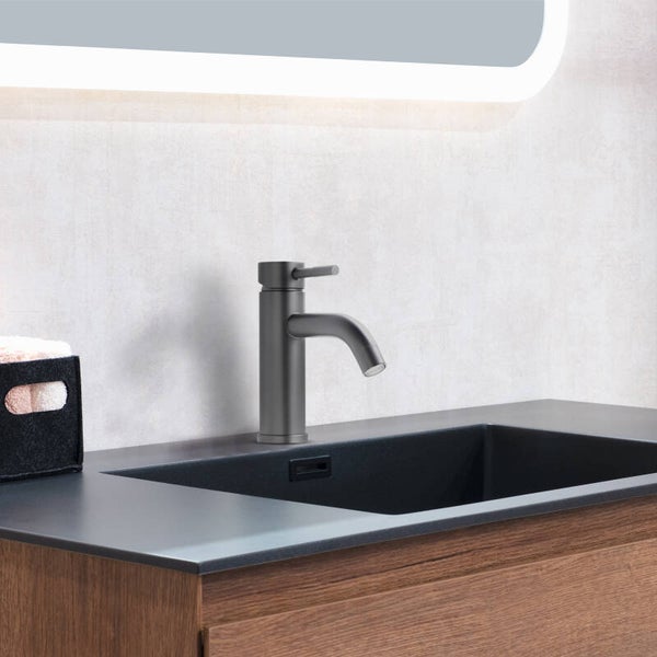 Prime Sanitair | Luxe Mengkraan – Mat Zwart – Laag model