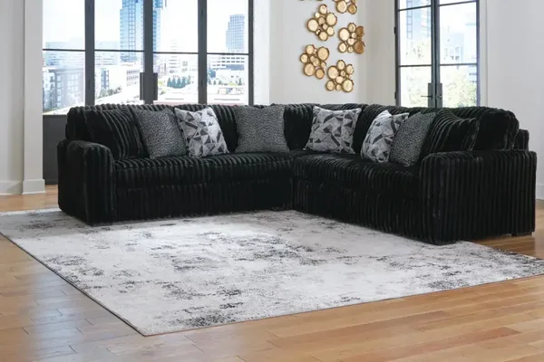 Midnight Madness 3pc Sectional