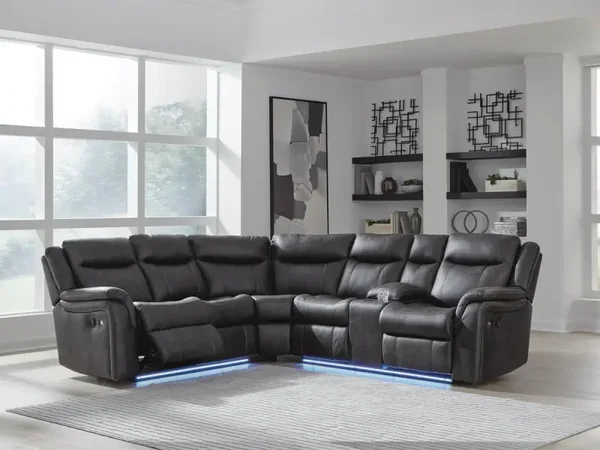Perarrygin 2pc Manual Reclining Sectional