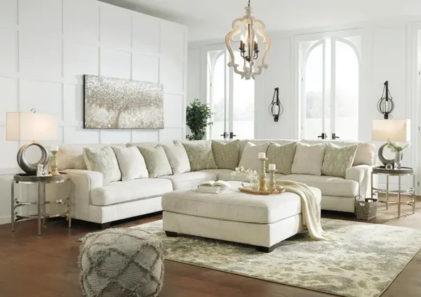 Rawcliffe 3pc Sectional with Ottoman