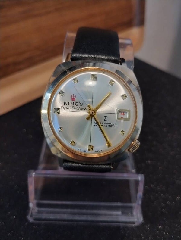 Vintage King's super de luxe mechanisch horloge