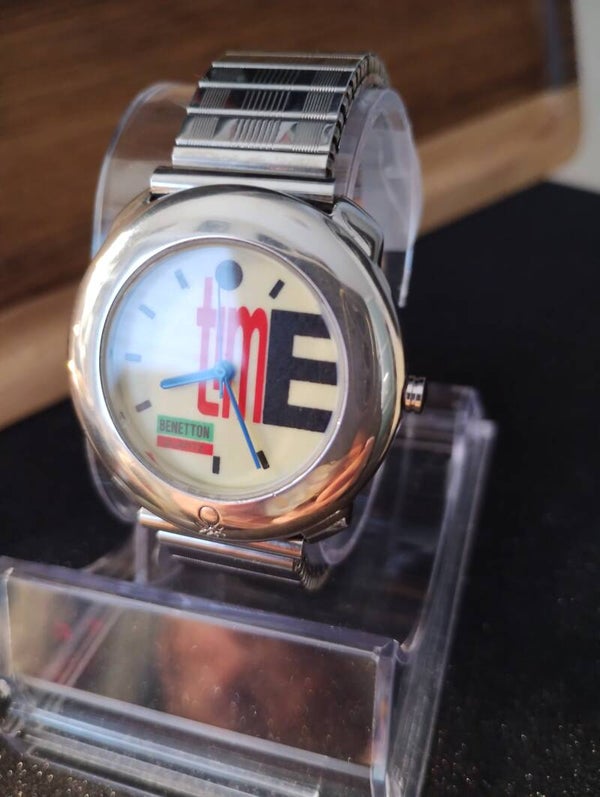 Vintage Benetton Time (Bulova) quartz horloge