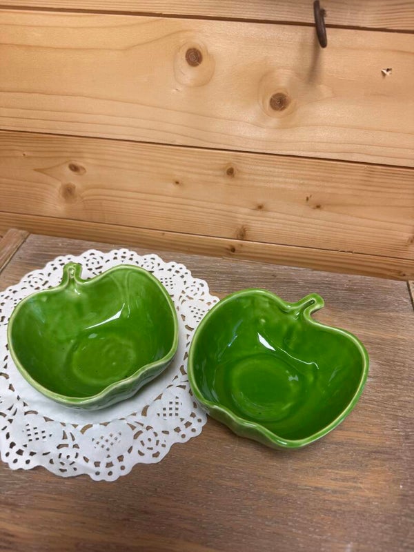 Groene appelschaaltjes