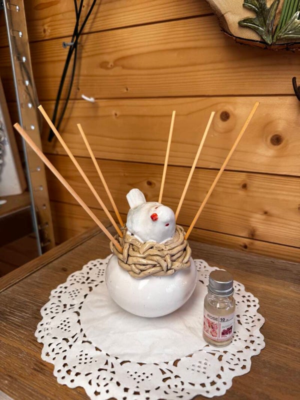 Vogel op nestje geurdiffuser