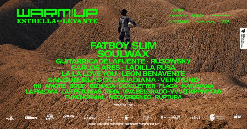 Cartel grupos Warm Up Estrella de Levante 2026