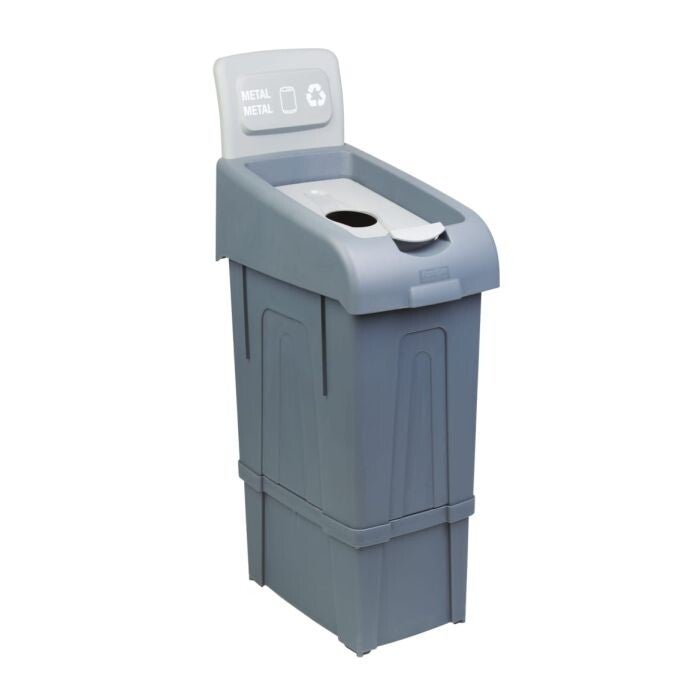 Avfallbehållare system  Metall