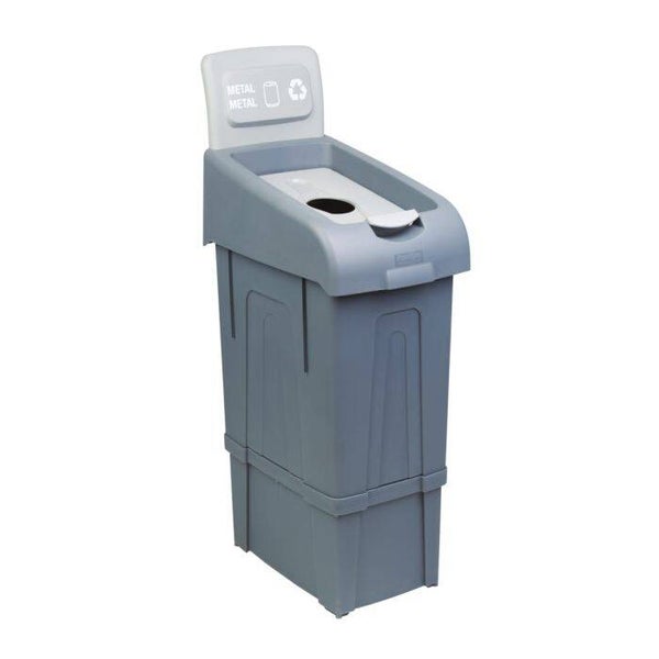 Avfallbehållare system  Metall