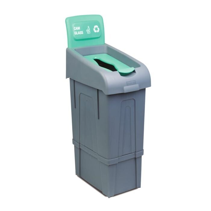 Avfallbehållare system Glas