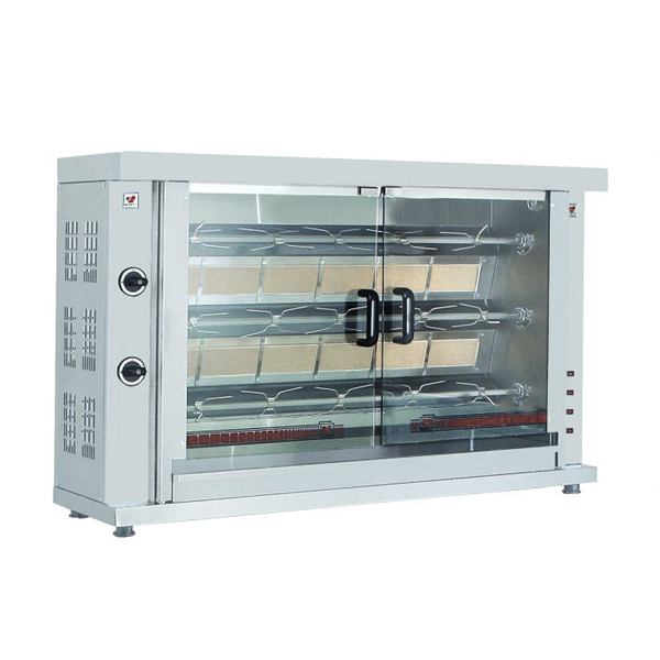 North Gasdriven Grillkycklingugn – 3 Spett