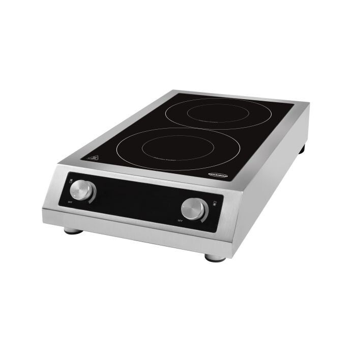 Bordsmodell induktionskokplatta, 2 zoner 3,5 kw
