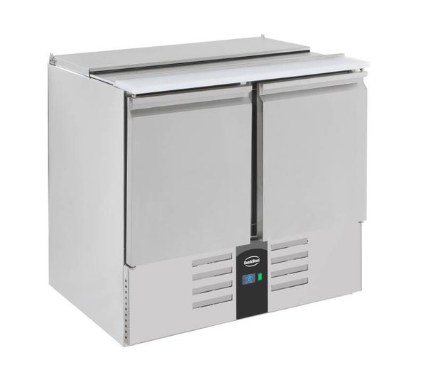 Saladette 2 Dörrar 90 cm