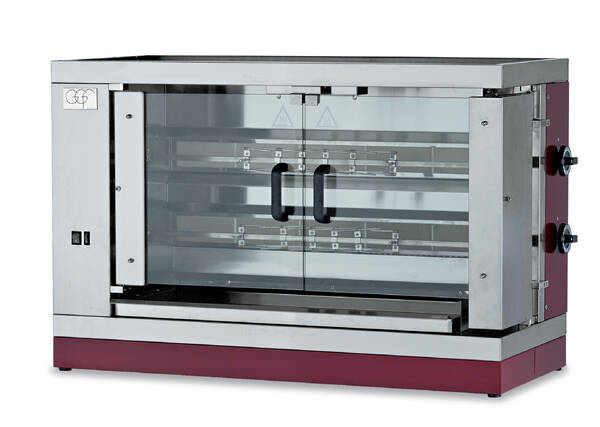Kycklinggrill Gas med Belysning – 2 Spett