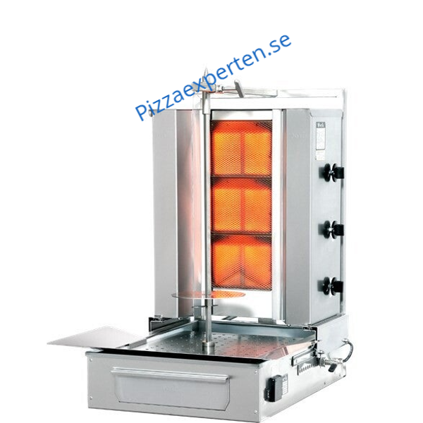 Kebabgrill Potis GD3 Gas-Gasol