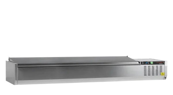 Kylränna för 1/3 Kanin 200 cm Rostfri lock