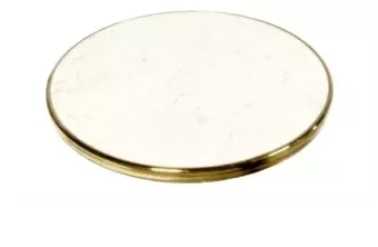 Utebordskiva Topalit Marmor+Mässing  -Flera storlekar
