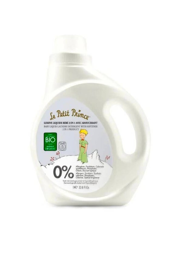 Le Petit Prince Newborn Laundry Detergent with Organic Olive and Chamomile Extracts, Subtle and Fresh Scent, 1000 ML