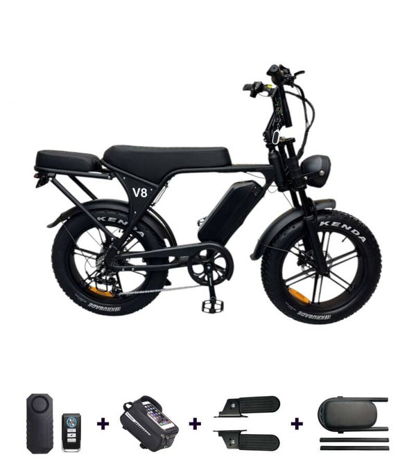 OUXI V8 – Zwart - Inclusief Accessoires t.w.v. €150,-