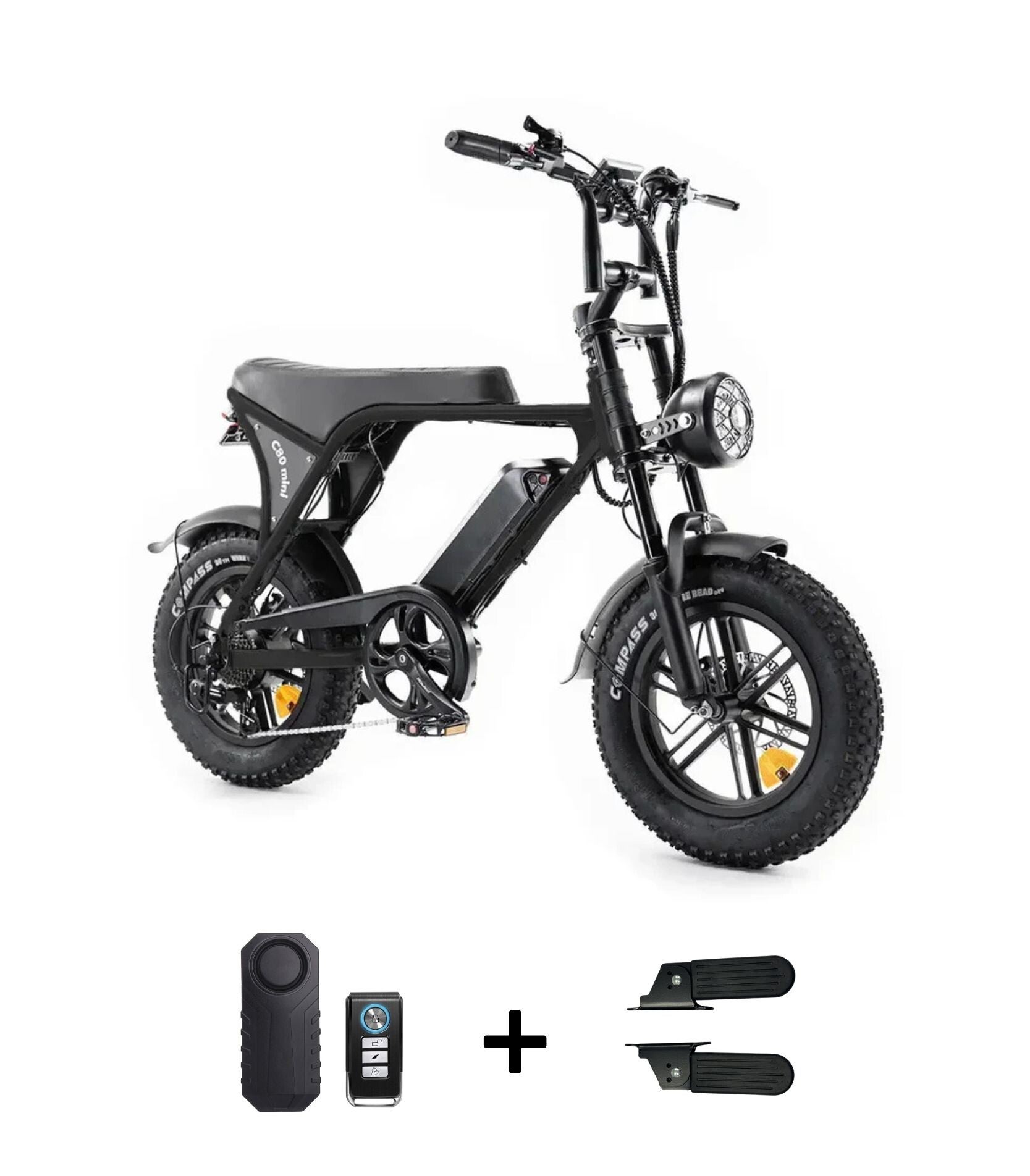 OUXI C80 Mini – Zwart - Inclusief Accessoires t.w.v. €70,- :