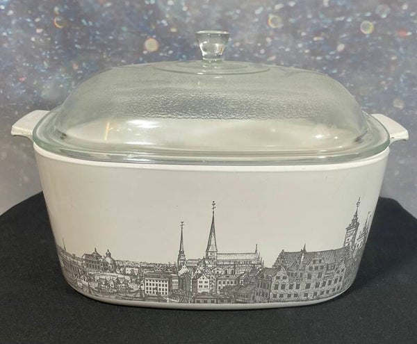 Corning Ware Renaissance Casserole Dish with Lid – 4 Quart